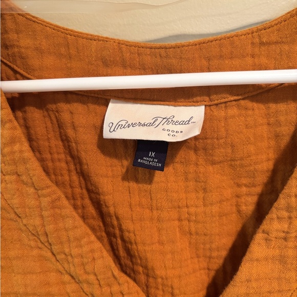 Universal Thread Rust V-Neck Blouse - Picture 3 of 5